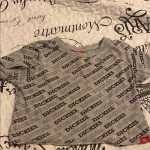 Dickie's grey crop top